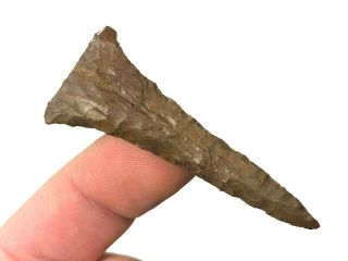 OUTSTANDING ARCHAIC DRILL ANDREW CO. ,  MISSOURI AUTHENTIC ARROWHEAD ARTIFACT LM5 4