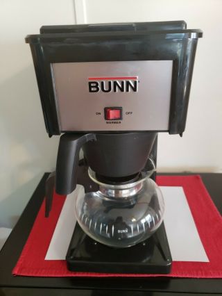 Bunn Grx - B 8 Cup Coffee Maker - Black,  Pour - O - Matic Drip - Carafe