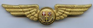 Scanair Airlines Stewardess Jacket Badge Grade