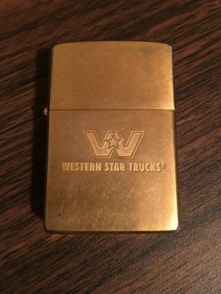 Western Star Trucks Zippo Advertising Lighter - Vintage.