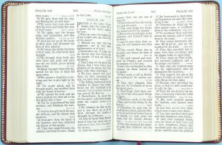 Vtg 1976 King James Version HOLY BIBLE Nelson Grant Print Reference RED LEATHER 3