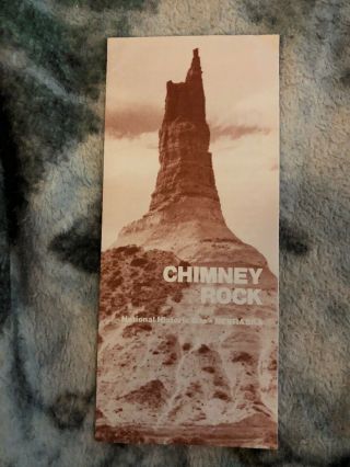 Chimney Rock National Historic Site Nebraska Brochure 1991