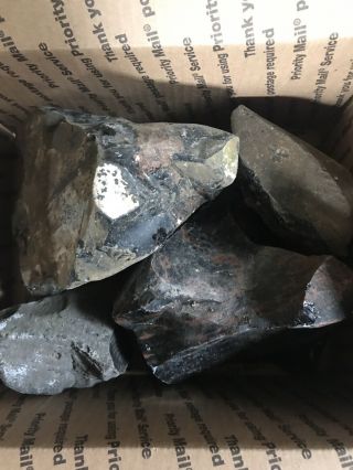 16 lbs.  of Obsidian rough cutting/knapping stock. 2