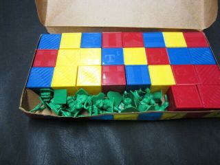 1971 Tupperware Toys Busy Blocks With Box