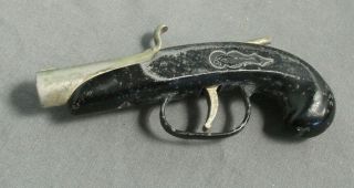 Vintage Old Flintlock Percussion Lighter Pistol Gun - Japan - Sb