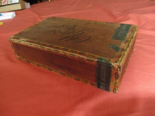 Antique Cigar Box OLD GLORY CIGARS with Eagle Tobacco Tax Stamp - TC111 7