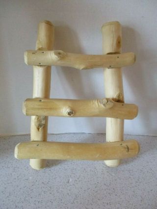 Southwestern Miniature Kiva Ladder,  Hand Crafted,  12 " High X 10 " Wide,  Unique