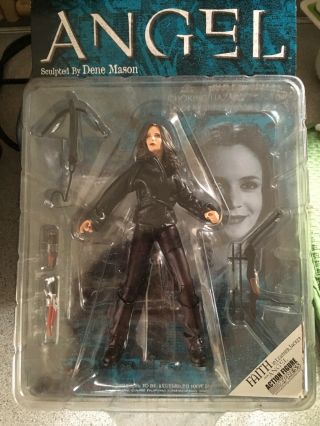 Angel Buffy The Vampire Slayer Faith In Black Leather Jacket Action Figure