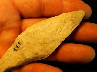 J Authentic Native American Indian artifact arrowheads point Beveled knife 6