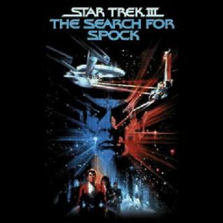 Star Trek Iii: The Search For Spock Poster T - Shirt,  Unworn