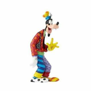 Enesco Disney By Britto Goofy 85th Anniversary Figurine Open Box