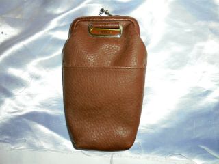 Vintage Leather Like Cigarette Case Pouch - Name Brand " Vintage "