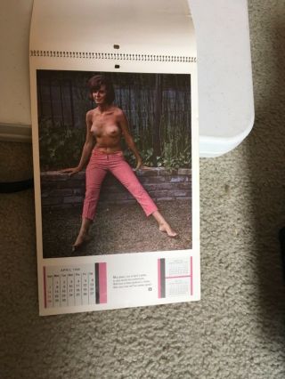 1968 Playboy Calendar Centerfold Calendar 12 Months Nudes 3