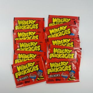 Topps - 1986 - Wacky Packages Album Stickers - 10 Packs - Fast