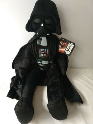 Star Wars Darth Vader Pillow Buddy Stuffed Plush 28 " Tall