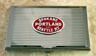 Spokane Portland & Seattle Railroad Business Card Case 4