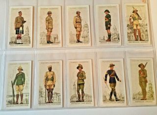 Cigarette Cards Military Uniforms / British Empire - 50 Cards - 1938