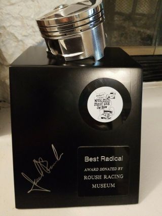 1999 Motor State Street Rods Car Show Trophy Award Donated Roush Racing Museum