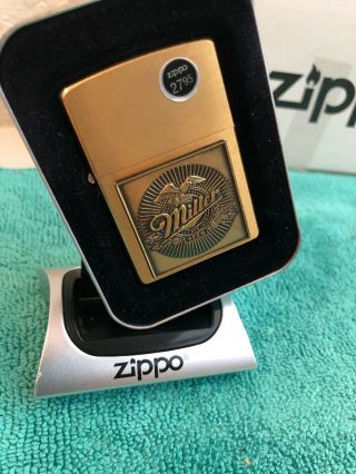 Millennium 2000 Miller Beer Zippo (a - Xvi) Display Item (new/other) See Notes