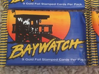 1995 Sports Time Baywatch Trading Cards Pack x10 2