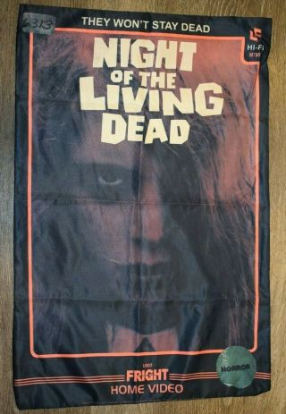 Night Of The Living Dead Vhs Cover Pillowcase Loot Crate Exclusive