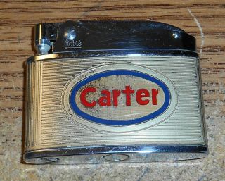 Vintage Carter Oil Flat Advertising Lighter/rare
