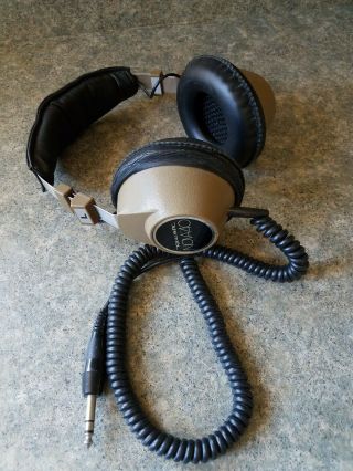 Vtg Realistic Nova 40 Stereo Headphones Retro Vintage Full Size Dj Wired Headset