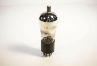 Very Rare Western Electric 58 - Gyq Developmental Vacuum Tube