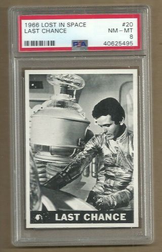 1966 Topps Lost In Space Card 20,  Psa Graded Nm - Mt 8