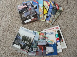 13 Owner Operator Magazines 1987 1988 1990 1991 Kenworth Peterbilt Mack Ihc