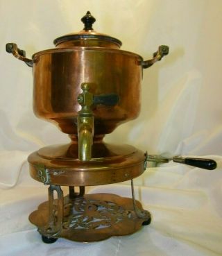 Antique 1906 Copper Coffee Percolator/manning & Bowman Co.  Ct,  Usa
