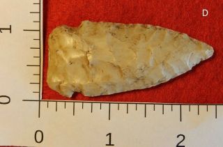 D Authentic Native American Indian Artifact Arrowheads Point