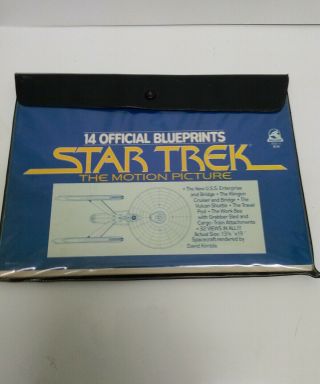 Star Trek: The Motion Picture - 14 Official Blueprints - Copyright 1980 Paramount