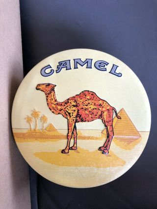 Vintage Camel Zippo Lighter Turkish Domestic Blend Cigarettes In Round Tin 1994