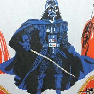 Star Wars Return of the Jedi 1983 Bed Spread Graphic Print Darth Vader C3PO R2D2 3