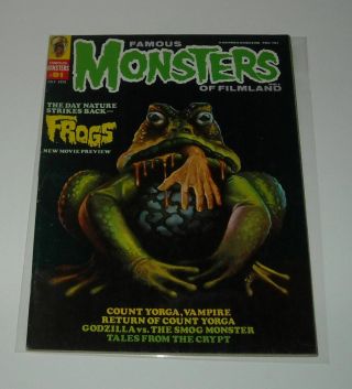 1972 Warren Famous Monsters Of Filmland 91 Frogs Godzilla Vs Smog Monster