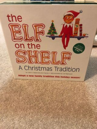 The Elf On The Shelf A Christmas Tradition With Book,  Doll,  And Box