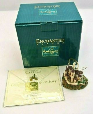 Disney Wdcc Enchanted Places Beauty And The Beast Mini Castle Ornament Box