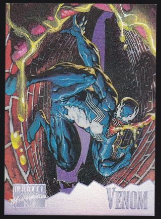 1995 Marvel Masterpieces Holoflash Holo Flash 8 Of 8 Venom