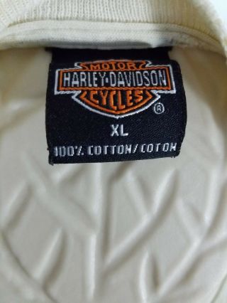 Vintage Harley Davidson Shirt Proud To Be An American White Palm Springs XL 1742 4