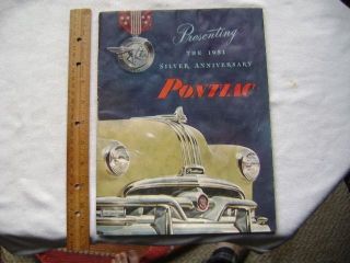Presenting The 1951 Pontiac.  Sales Brochure Unfolds To 22 X 33 Inches.