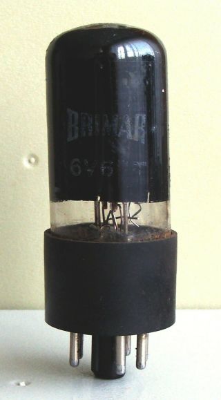 1 X Brimar 6v6gt Tube,  Made In England,  Bva