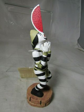 Vintage Koshari Clown Kachina Figurine Pueblo Indian balancing Watermelon nose 3