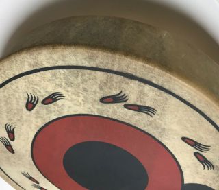 All One Tribe,  Native American,  Hand Made/Painted Drum 