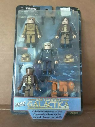 Battlestar Galactica: Colonial Warriors Minimates Box Set 30th Anniversary