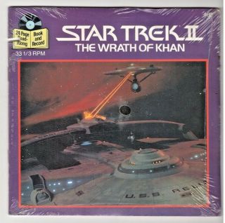Buena Vista Records Star Trek Ii Wrath Of Khan Read - Along Adventure Book Record
