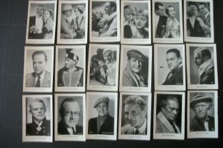 Josetti - Filmbilder Cigarette Tobacco Cards 1933 Film Stars Inc.  Paul Wegener