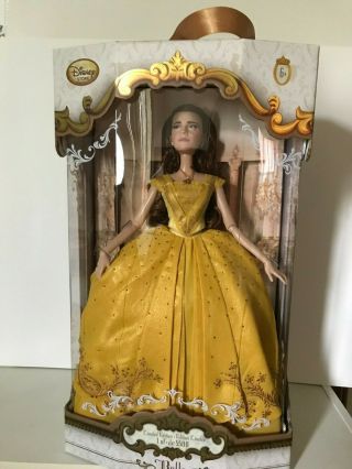 Disney Store Limited Edition Belle 17 " Live Action Film Doll Nib