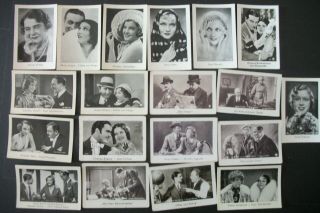 Josetti - Filmbilder Cigarette Tobacco Cards 1933 Film Stars Inc.  Anna Sten