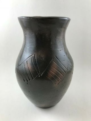 Rare Amanda Swimmer Cherokee Nc Native American Pottery Vase Signed Vtg